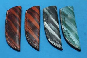 lot 213 image: 4. GENIUNE LEATHER SHEATHS