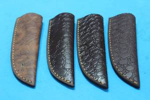 lot 214 image: 4. GENIUNE LEATHER SHEATHS