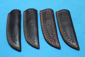 lot 215 image: 4. GENIUNE LEATHER SHEATHS