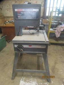 lot 227 image: CRAFTSMAN  12 BAND SAW TWO SPEED BAND SAW  113.248321
