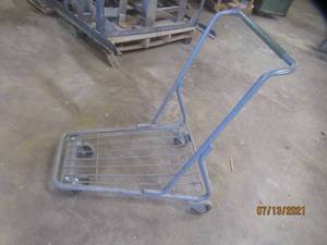 lot 241 image: ROLLING CART ON CASTERS