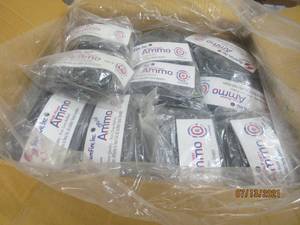 lot 211 image: 20LB BOX GREEN  XTREME PLATINUM CREPE RUBBER BANDS (USED FOR WOOD RUBBER BAND GUNS )