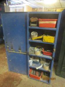 lot 270 image: STORAGE CABINET WITH CONTENTS