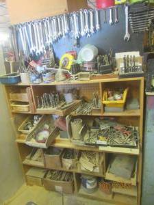 lot 274 image: ALL CONTENTS OF SHELF AND WALL SEE PICS