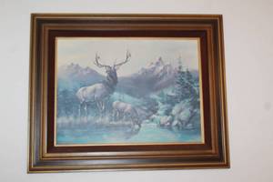 lot 141 image: FRAMED WALL ART SIGNED BY ARTIST L. VANHOWD
