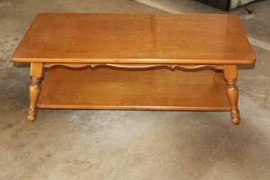 lot 151 image: VINTAGE 2 TIER COFFEE TABLE&nbsp