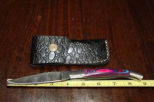 lot 101 image: DAMACAS STEEL FOLDING POCKET KNIFE