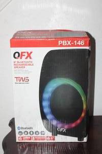 lot 30 image: QFX  8 BLUETOOTH RECHARGEABLE SPEAKER MODEL PBX-146