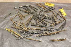 lot 145 image: GENEROUS AMOUNT ASSORTED DRILL BITS SEE PICS