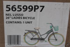 lot 164 image: NEW IN OPEN BOX HUFFY 26 LADIES CRUISER 56599P7