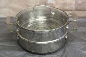 lot 85 image: PRECISION NUWAVE 3.5QT MULTI PURPOSE STAINLESS STEEL POT #32003