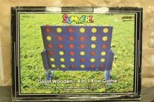 lot 94 image: SUMMER GIANT WOODEN 4 INA ROW GAME 5825880 (CONNECT FOUR)