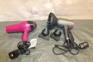 lot 21 image: REVOL AND F350 HAIR DRYERS WITH ACCESSORIES