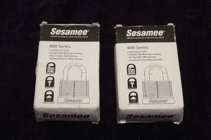 lot 171 image: TOTAL OF 2 NEW  SESAMEE 400 SERIES LOCKS WITH KEYS