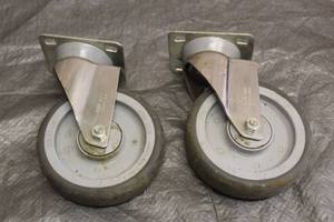 lot 24 image: TOTAL OF 2 DERBY RUOTE&nbsp CASTERS 5 &nbsp ,SEE PICS&nbsp