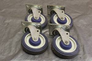 lot 32 image: TOTAL OF 4 CASTERS 5  SEE PICS&nbsp