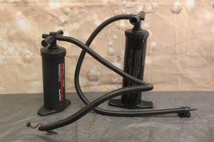 lot 70 image: TOTAL OF 2 DOUBLE QUICK AIR PUMPS&nbsp