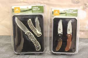 lot 87 image: TOTAL OF 2 OZARK TRAIL KNIFE SETS ,&nbsp