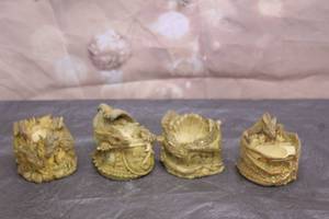 lot 160 image: TOTAL OF 4 WESTLAND GIFTWARE FIRE 1628 , WARRIOR 1624 ,SEA1630 ,NEST 1623 DRAGON BOX&nbsp