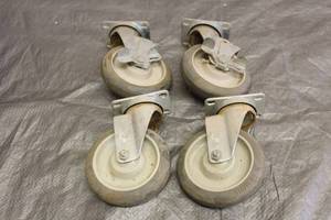 lot 206 image: TOTAL OF 4 JARVIS 5 CASTERS  2 ARE LOCKING CASTERS&nbsp