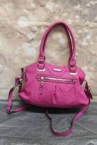 lot 233 image: DANA BUCHMAN HOT PINK 16L HAND BAG  SEE PICS&nbsp