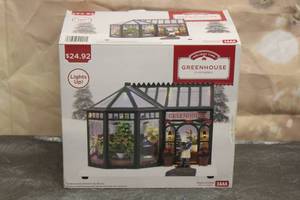lot 248 image: HOLIDAY TIME LIGHTED GREENHOUSE  SEE PICS&nbsp