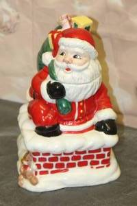 lot 250 image: VINTAGE CENTURY SANTA CLAUS LARGE COOKIE JAR 13&nbsp