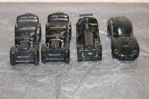 lot 159 image: 5 VINTAGE AVON COLOGNE AND AFTER SHAVE GLASS DECANTERS