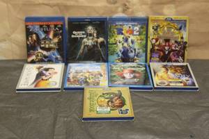 lot 163 image: LOT OF 9 BLU RAY DISC