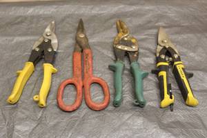 lot 12 image: LOT OF 4 ASSORTEDSNIP PLIERS CUTTERS