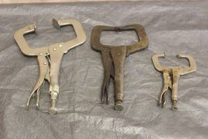 lot 40 image: 3 C CLAMPS  PITTSBURGH IRWIN AND DEWITT