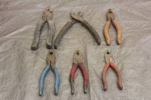 lot 43 image: LOT OF 6 CHANNEL LOCK LINEMAN CUTTING PLIERS