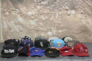 lot 67 image: LOT OF 16 ASSORTED LOGOBRAND CAPS
