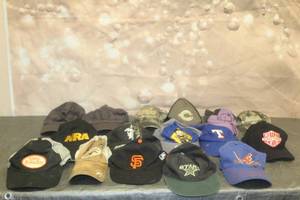 lot 68 image: LOT OF 16 ASSORTED LOGOBRAND CAPS