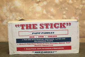 lot 91 image: CASE OF THE STICK 12 PAINT PADDLES
