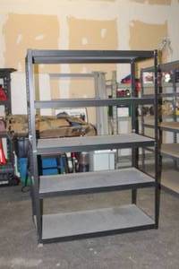 lot 128 image: SHELVING UNIT 4FT WIDE X 2FT DEPTH X 6FT TALL