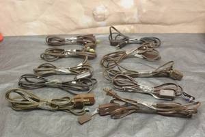 lot 191 image: LOT OF 10 INDOOR USE EXTENTION CORDS
