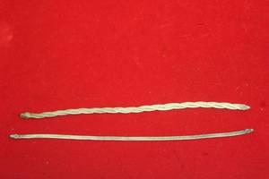 lot 84 image: 2 STERLING SILVER 925 BRACELETS TOTAL WIEGHT 5.5 GRAMS