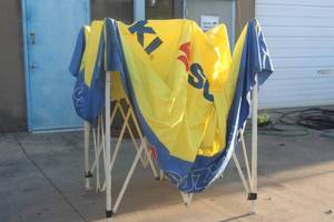 lot 31 image: EZUP 10X10 POP UP CANOPY