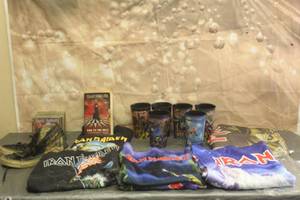 lot 102 image: IRON MAIDEN COLLECTORSMEMORBILIA SEE PICS