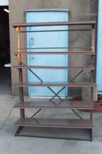 lot 18 image: 6 TIER ADJUSTABLE SHELVING UNIT 4FT WIDE 18IN DEPTH 67IN TALL