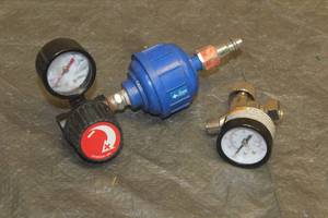 lot 157 image: 2 REGULATOR GAUGES SEE PICS