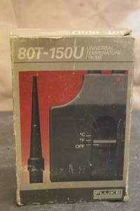 lot 165 image: FLUKE UNIVERSAL TEMPERATURE PROBE 80T-150U IN ORIGINAL BOX