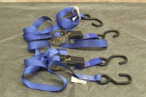lot 181 image: 2 ERICKSON RATCHET TIE DOWN STRAPS 01415
