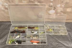 lot 230 image: FISHING TACKLE LOT SEE PICS