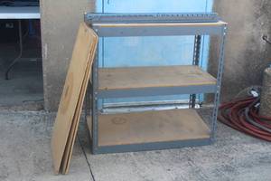 lot 257 image: 2 SHELVING UNITS 3FT LONG BY 3FT TALL