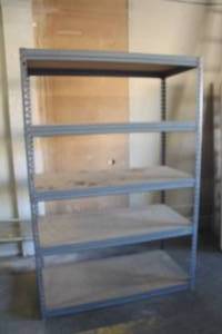 lot 258 image: SHELVING UNIT 4FTLONG X 24 DEPTH X 6FT TALL