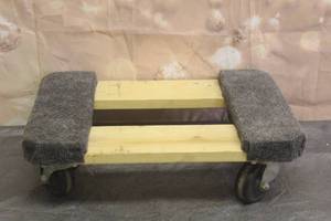 lot 255 image: SMALL 18X12 MOVERSS DOLLY
