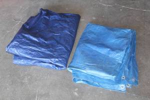 lot 285 image: 2 TARPS BOTH 6X8