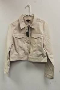 lot 27 image: NEW VERSONA SHINESTAR LADIES LEATHER JACKET SIZE LARGE